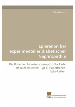 Eplerenon Bei Experimenteller Diabetischer Nephropathie