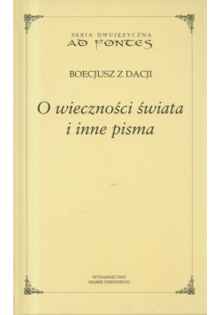 O wieczności świata i inne pisma t.11