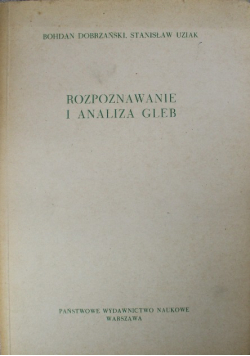 Rozpoznawanie i analiza gleb