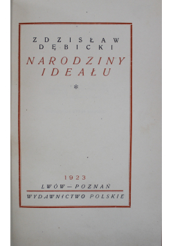 Narodziny ideału 1923 r.