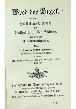 Brod der Engel 1910 r.