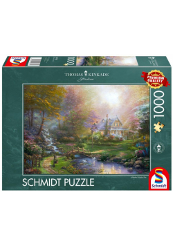 Puzzle 1000 PQ T. Kinkade Idealny dzień 113374