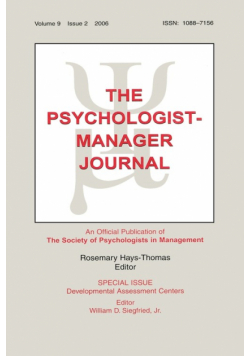 Developmental Assessment Centers Tpmj V9#2