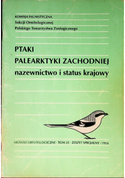 Ptaki Palearktyki Zachodniej Notatki 1994