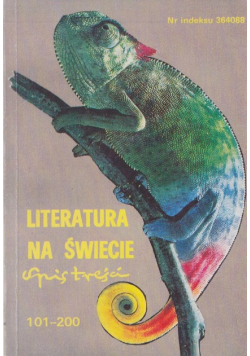 Literatura na Świecie. Spis treści Nr 101 / 89