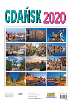 Kalendarz ścienny 2020. Gdańsk
