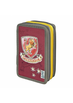 Piórnik potrójny z wyposażeniem Harry Potter