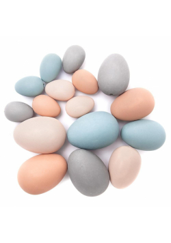 Jajka dusty pastel 16szt