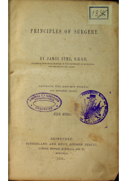 Principles of surgery 1842r