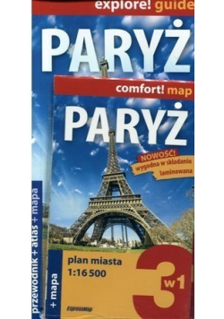 Paryż 3w1 Przewodnik atlas mapa