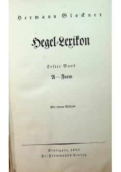 Hegel lexikon 1935 r.