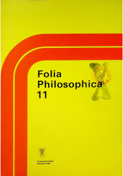 Folia Philosophica 11