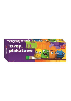 Farby plakatowe Mona 12 kolorów