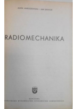 Radiomechanika