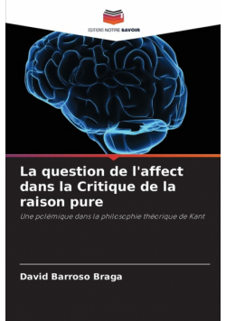La question de l'affect dans la Critique de la raison pure