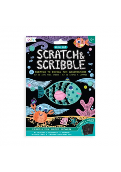 Zdrapywanki Mini Scratch & Scribble Rybki
