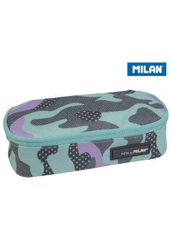 Piórnik owalny MILAN TURQUOISE CAMOUFLAGE