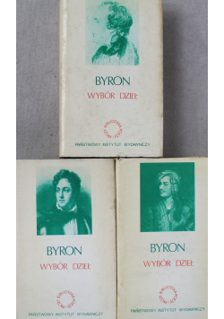 Byron wybór dzieł Tom 1 do 3