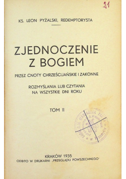 Zjednoczenie z Bogiem Tom II 1935 r.