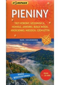Pieniny mapa kieszonkowa 1:25 000