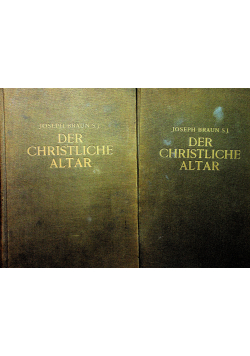 Der Christliche Altar Tom I i II 1924 r