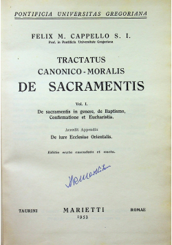 De Sacramentis Vol 1