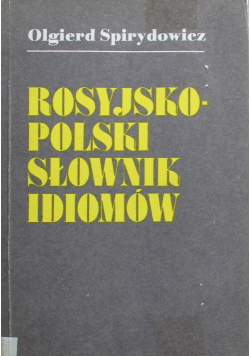 Rosyjsko -polski słownik idiomów