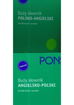 Pons Duży słownik polsko-angielski angielsko-polski z płytą CD t.1/2
