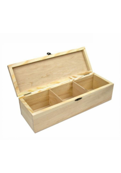 Pudełko drewniane z zamkiem 30x10x8cm