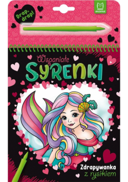 Wspaniałe syrenki Zdrapywanka z rysikiem