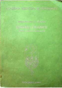 Historia filozofii Wybór tekstów źródłowych