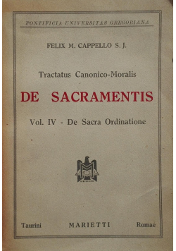De Sacramentis Vol IV
