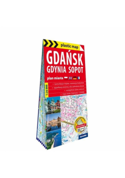 Plastic map Gdańsk Gdynia Sopot 1:26 000 w.2025