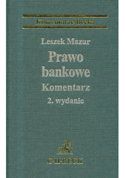 Prawo bankowe Komentarz