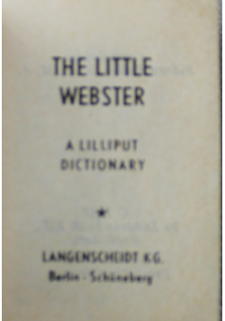 The Little Webster Miniaturka