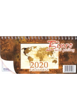 Kalendarz 2020 Biurkowy poziomy Mini ANIEW