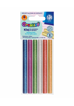 Klej do pistoletu na gorąco Astra Creativo kolorowy 6szt.