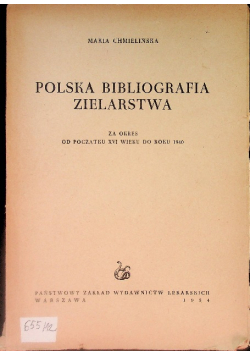Polska Bibliografia Zielarstwa