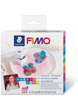 Fimo Made by you Kolczyki 4x25g + akcesoria
