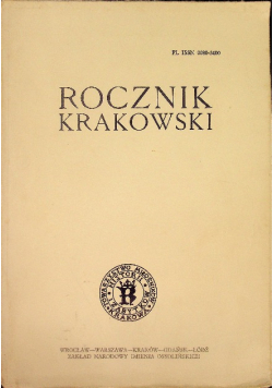 Rocznik krakowski 1988