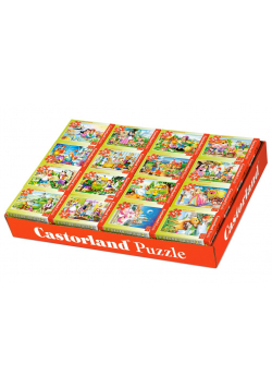 Pakiet Puzzle 32x54 Zwierzęta CASTOR