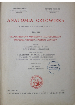Anatomia człowieka Tom VII