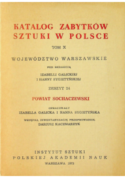 Katalog zabytków sztuki w Polsce Tom X Zeszyt 24