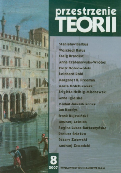 Przestrzenie teorii 8/2007