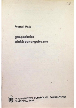 Gospodarka elektroenergetyczna
