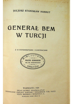 Generał Bem w Turcji 1929 r