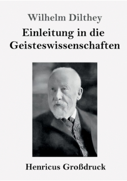 Einleitung in die Geisteswissenschaften (Großdruck)