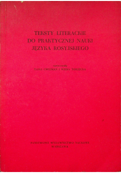 Teksty literackie do praktycznej nauki języka rosyjskiego