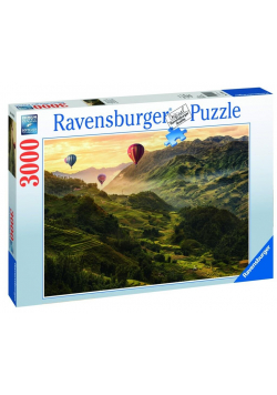 Puzzle 3000 Tarasy ryżowe w Azji