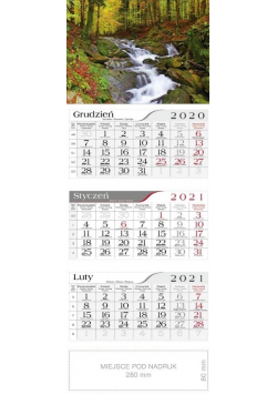 Kalendarz 2021 Trójdzielny Ruczaj CRUX